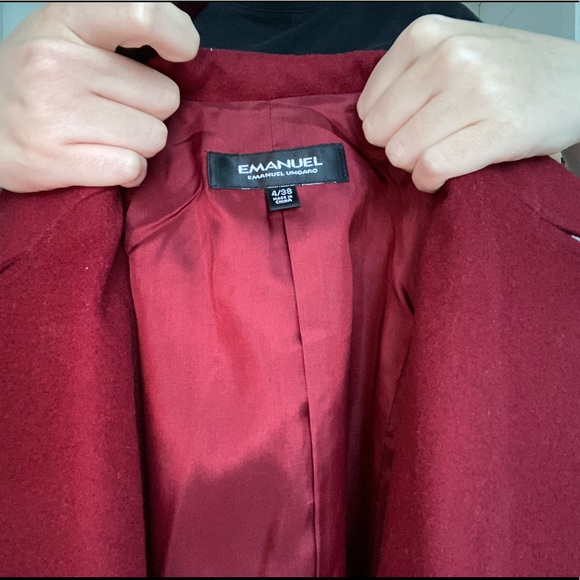 Chic and elegant wool Emanuel Ungaro blazer - Picture 3 of 3